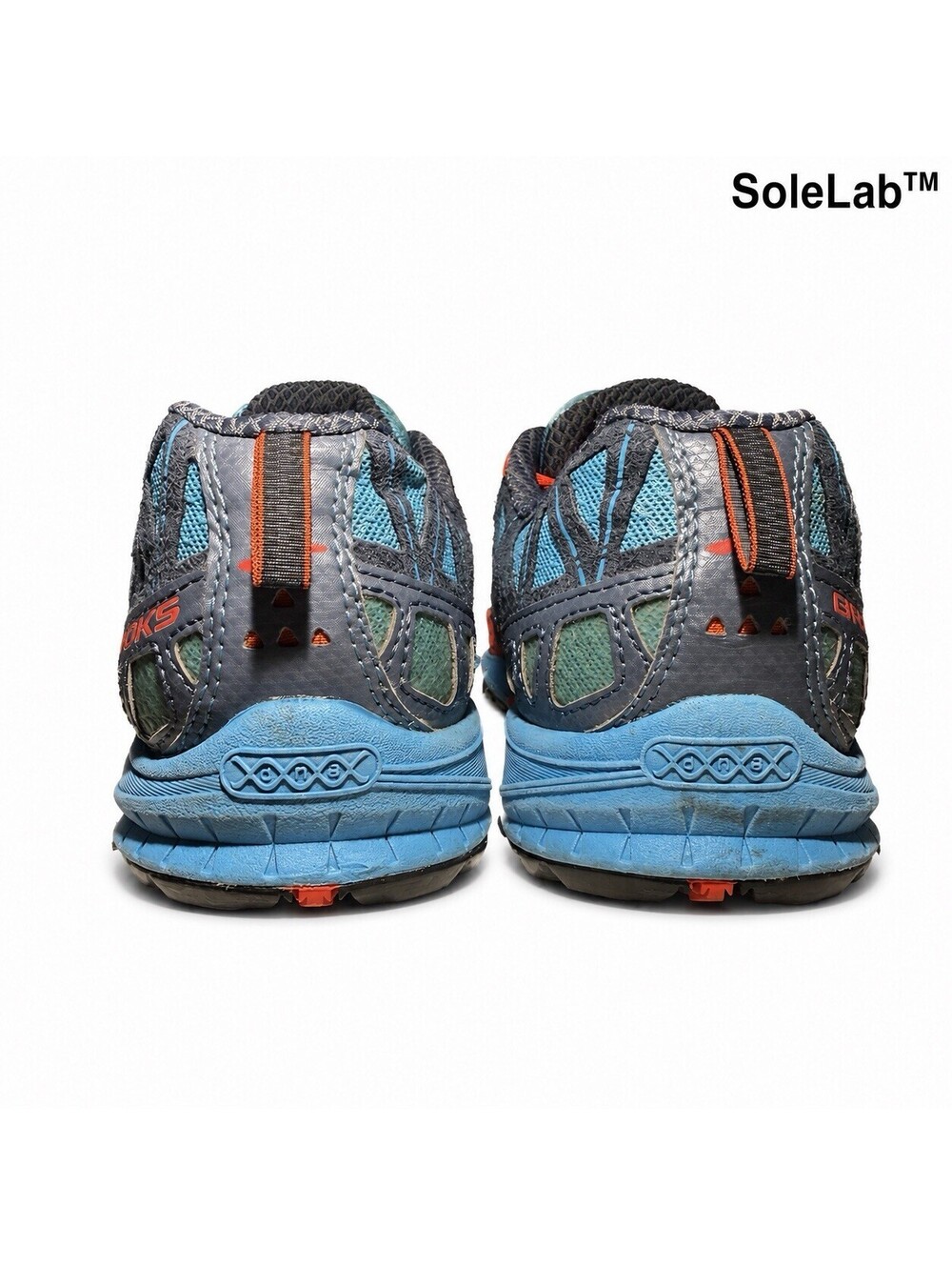 Brooks Cascadia 8 Womens 9 B Blue Red Trail Running Hiking Shoes 1201271B405 - Picture 5 of 7